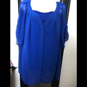 Blouse 2 piece button down .Apt 9